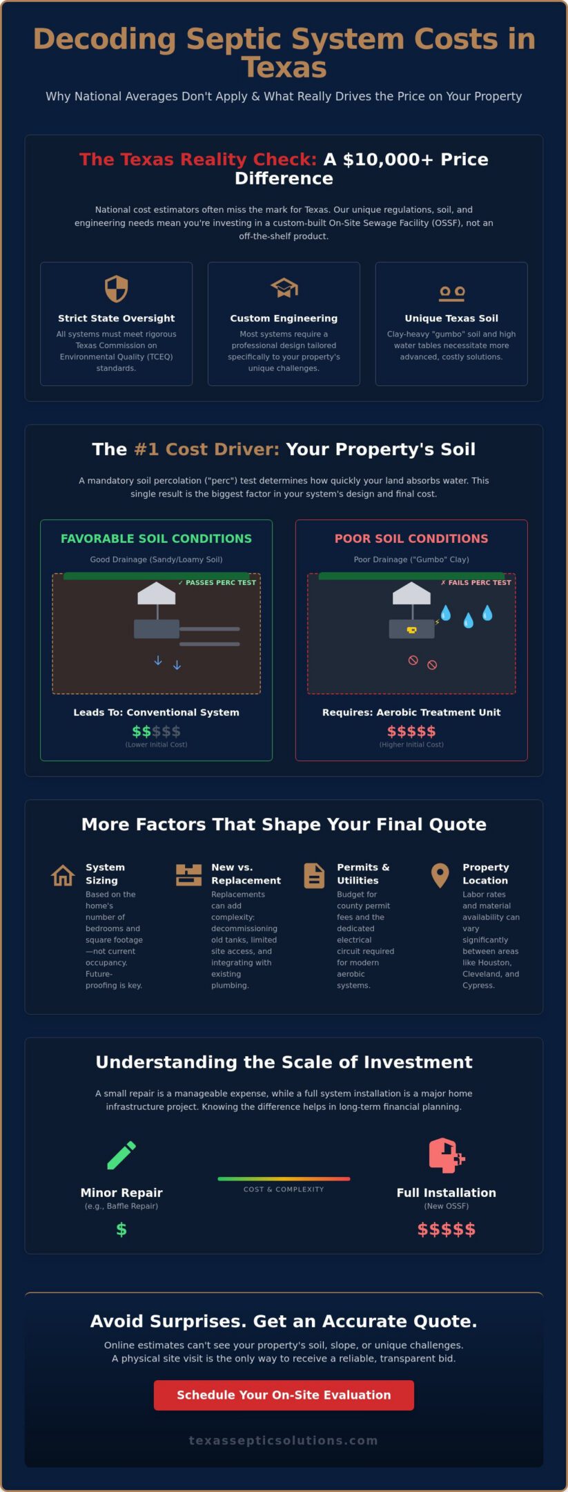 Cost to Install a Septic System in Texas: 2026 Homeowner’s Guide