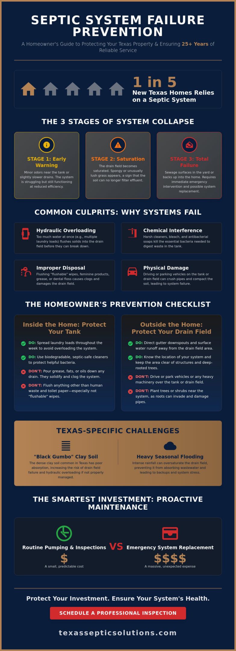 How to Prevent Septic System Failure: The Ultimate Homeowner Checklist for 2026
