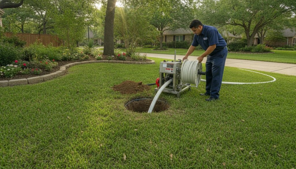 Emergency Trenchless Septic Line Repair in Houston: The Modern No-Dig Solution