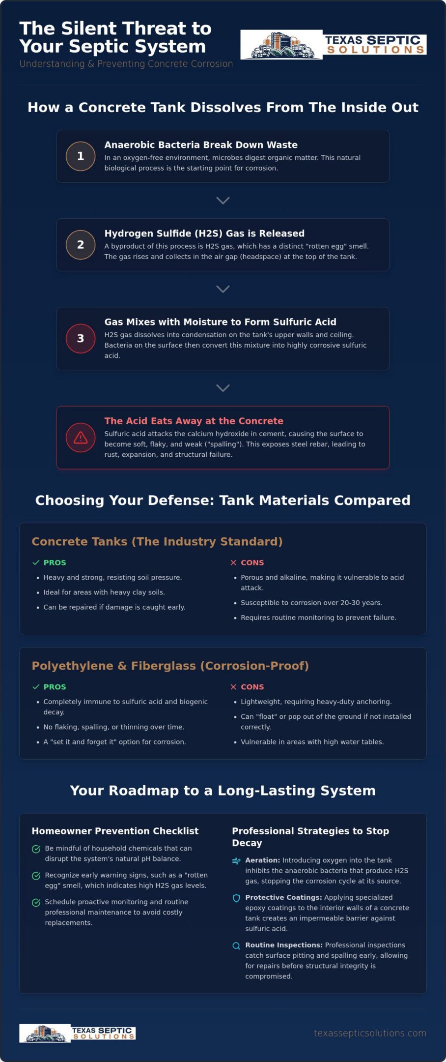 Preventing Septic Tank Corrosion: A 2026 Guide to Extending System Life