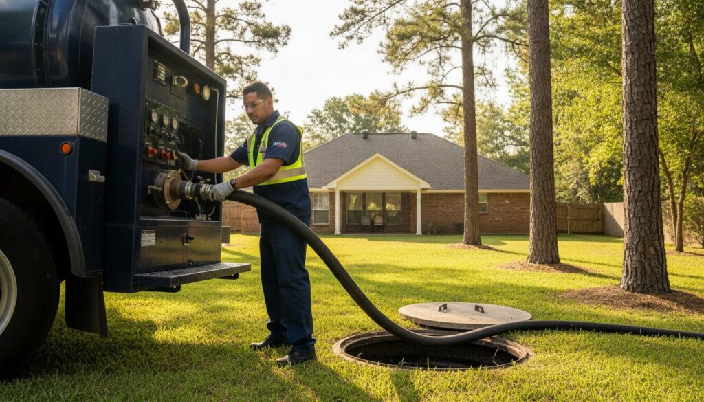 Professional Septic Tank Cleaning Services in Huffman, TX