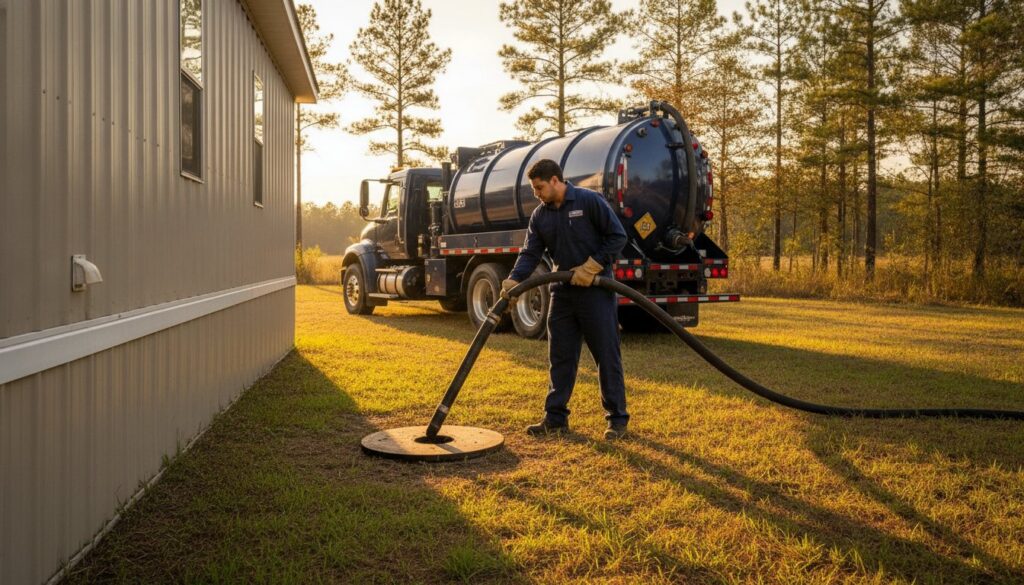 Septic Tank Pumping for Mobile Homes in Shepherd, TX: The Complete 2026 Guide