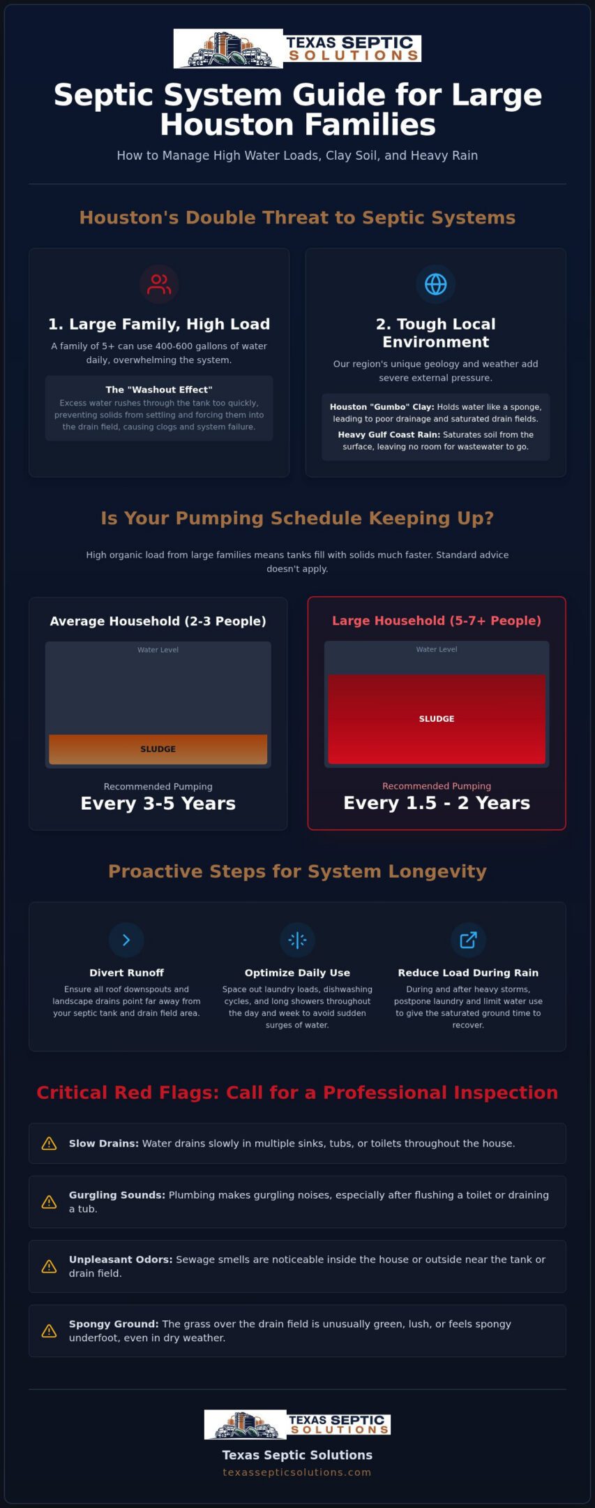 2026 Houston Septic Tank Guide for Large Families
