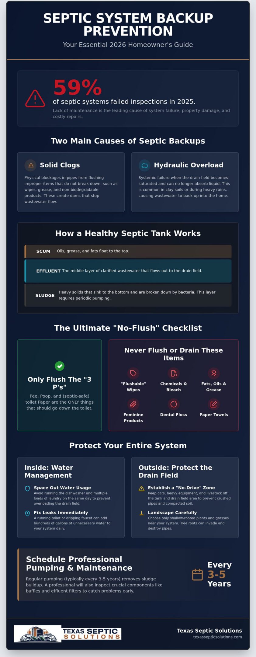 Essential Septic Backup Prevention Tips: The 2026 Homeowner’s Checklist