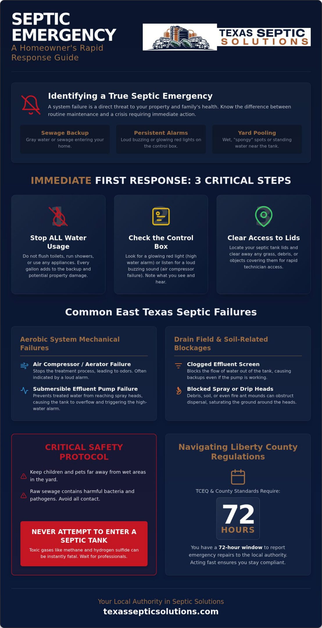 Fast Septic Repair in Cleveland, TX: Your 2026 Emergency Guide