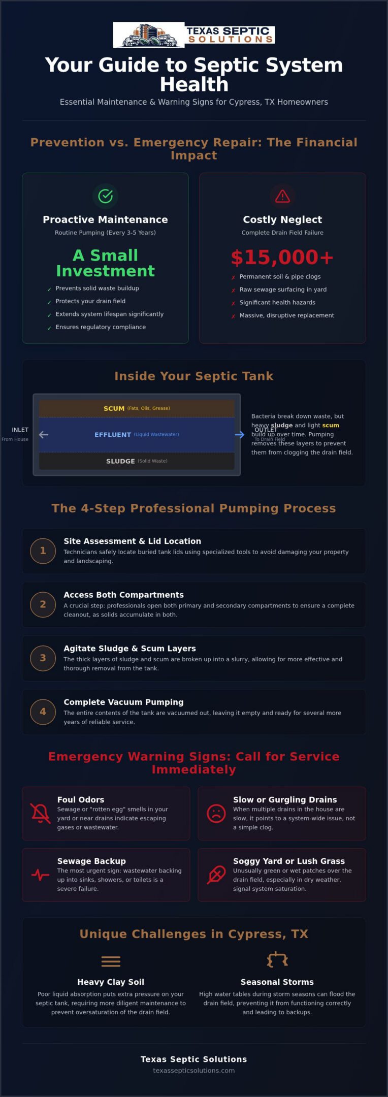Local Septic Pumping Service in Cypress, TX: The 2026 Homeowner Guide
