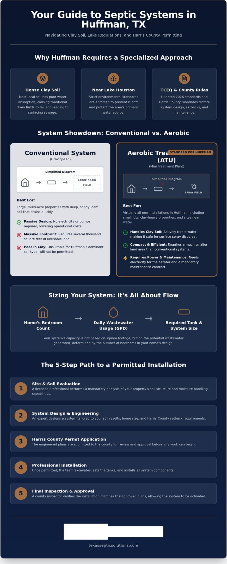 New Septic Installation in Huffman, TX: The 2026 Homeowner’s Guide