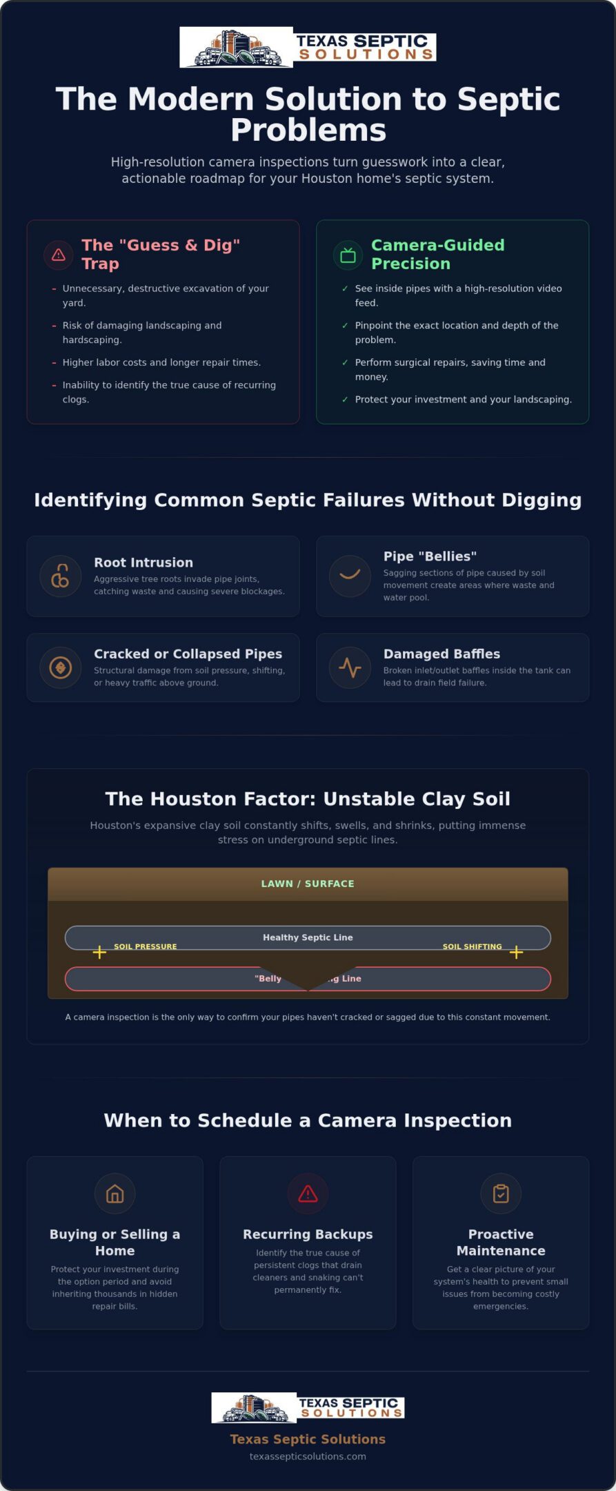 Septic Camera Inspection in Houston: The Diagnostic Key to Your System