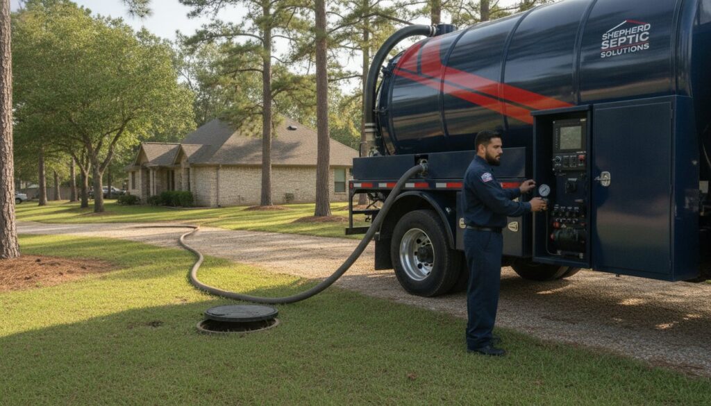 Septic System Pump Out in Shepherd TX: The Complete Homeowner’s How-To Guide 1