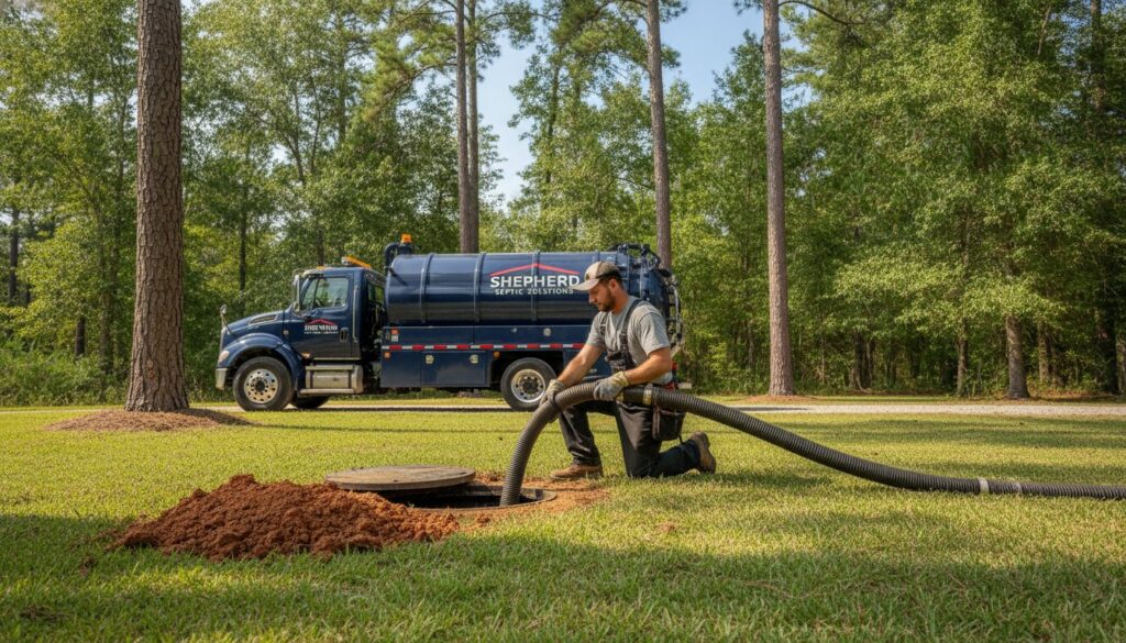Septic Tank Pumping Cost in Shepherd, TX: 2026 Homeowner Price Guide