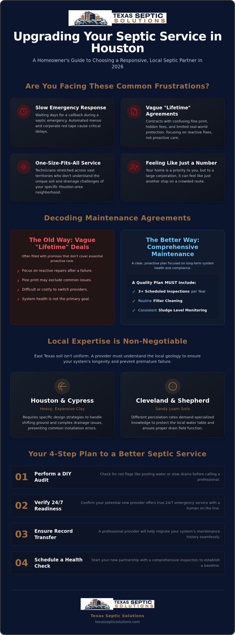 T.E.R. Septic in Houston: Choosing a Provider in 2026