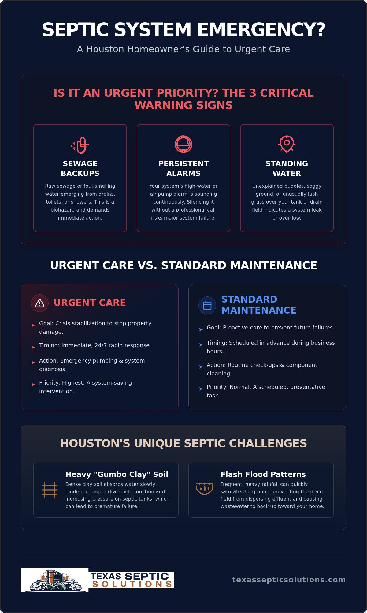 Urgent Septic Care Houston: Rapid Intervention for System Failures