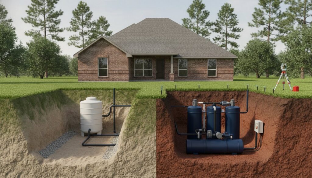 Aerobic vs Conventional Septic System Texas: 2026 Homeowner’s Comparison Guide