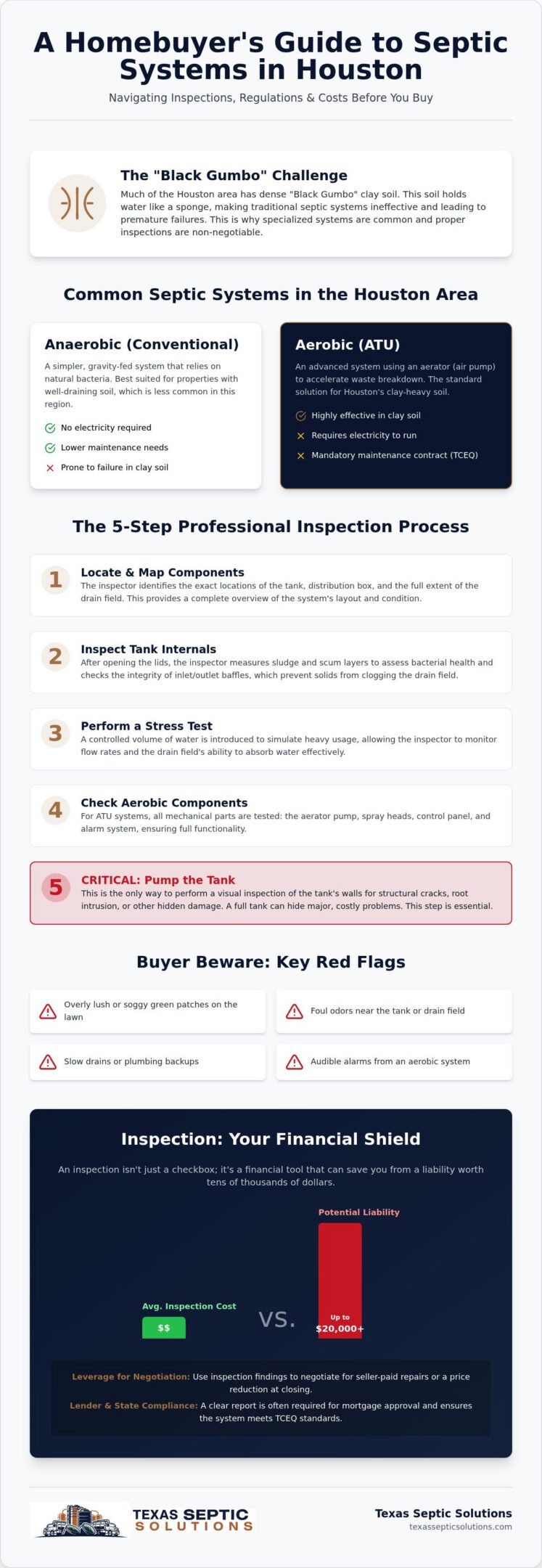 Buying a House with a Septic Tank Inspection in Houston: The 2026 Buyer’s Guide