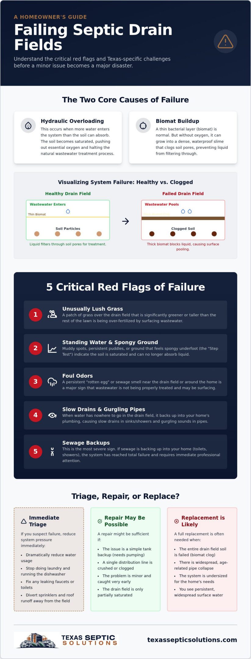 7 Critical Signs of a Failing Septic Drain Field: A 2026 Homeowner’s Guide