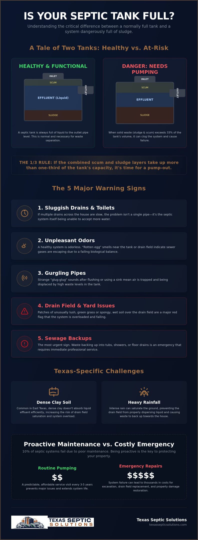 Signs of a Full Septic Tank: The 2026 Homeowner’s Guide