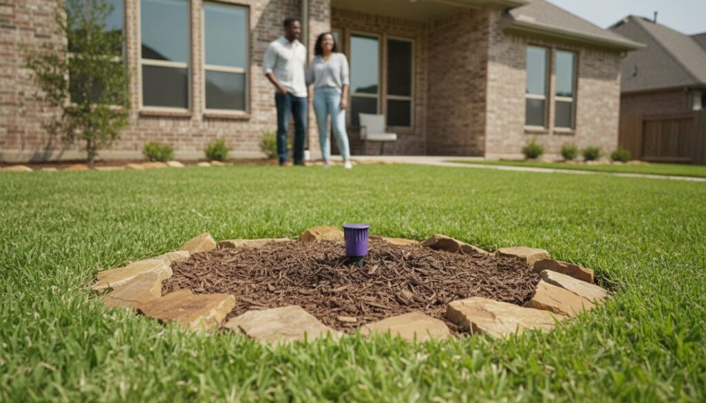 How to Landscape Safely Around Septic Spray Heads in Cypress, TX