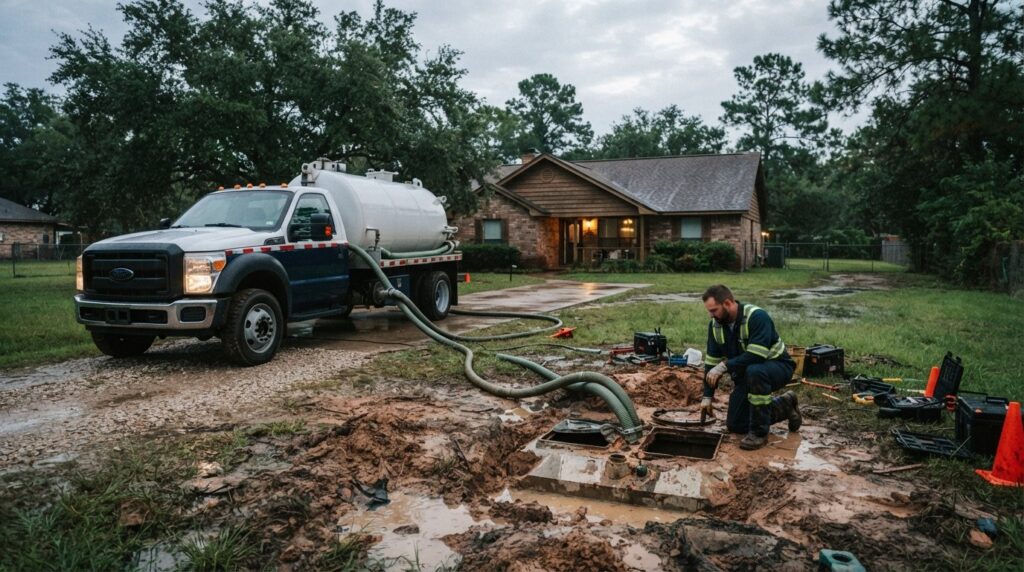 Emergency Septic Tank Pump Out Houston: 24/7 Rapid Response
