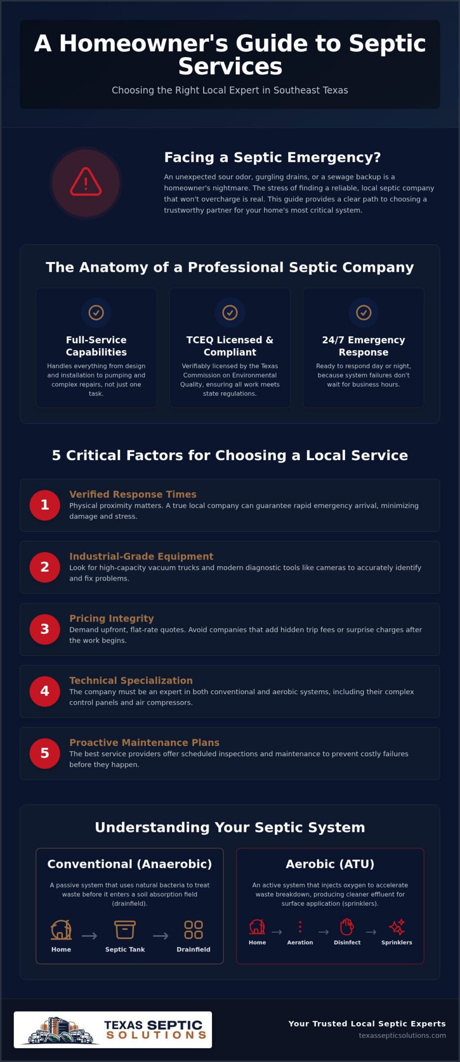 Septic Company Near Me: How to Choose the Best Local Texas Service in 2026