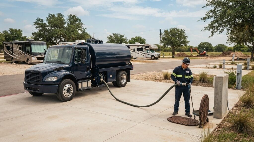 RV Dump Station Septic Tank Pumping in Cypress, TX: A Practical Service Guide